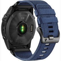 Ремешок Deexe Tactic Gear для часов Garmin c креплением Quick Fit 22mm - Blue: фото 1 из 4