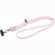 Ремінець для смартфона Deexe Crossbody Strap - Pink / White (983028PW). Фото 1 з 5