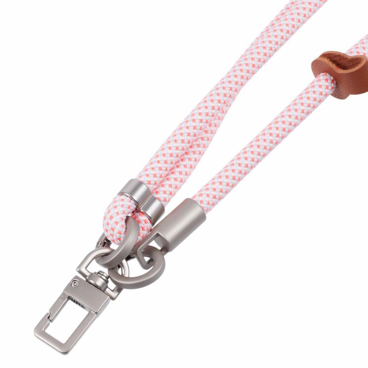 Ремінець для смартфона Deexe Crossbody Strap - Pink / White (983028PW) Ремінець для смартфона Deexe Crossbody Strap - Pink / White: фото 5 з 5