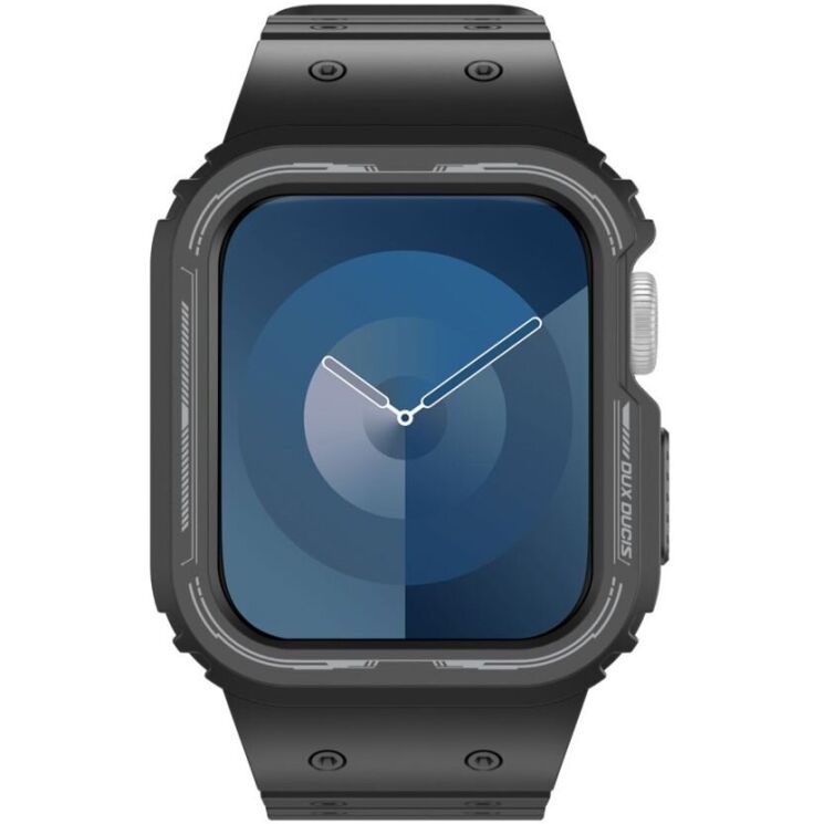 Ремешок DUX DUCIS OA Series для Apple Watch 42 / 44 / SE 44 / 45 mm - Black: фото 3 из 18