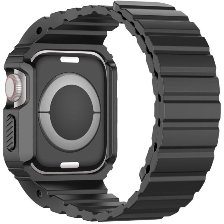 Ремешок DUX DUCIS OA Series для Apple Watch 42 / 44 / SE 44 / 45 mm - Black: фото 2 из 18