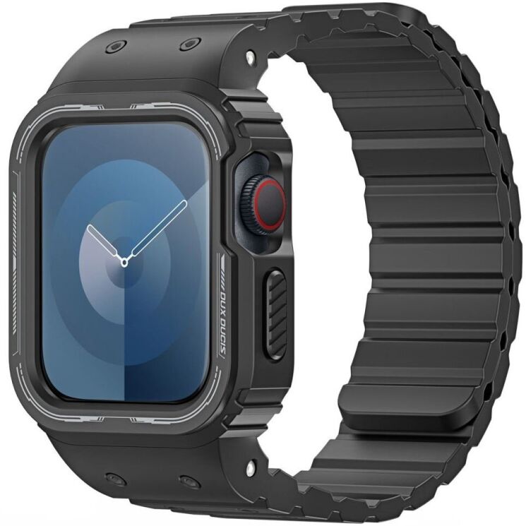 Ремешок DUX DUCIS OA Series для Apple Watch 42 / 44 / SE 44 / 45 mm - Black: фото 1 из 18
