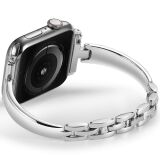 Ремінець KALEBOL Glam Strap для Apple Watch 46 / 45 / 44 / SE 44 / 42 (Series 1-3) / Ultra / Ultra 2 - Silver (371801S)