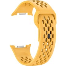 Ремінець KALEBOL Hole Design для Samsung Galaxy Watch 8 (40/44mm) / 8 Classic - Yellow: фото 1 з 7