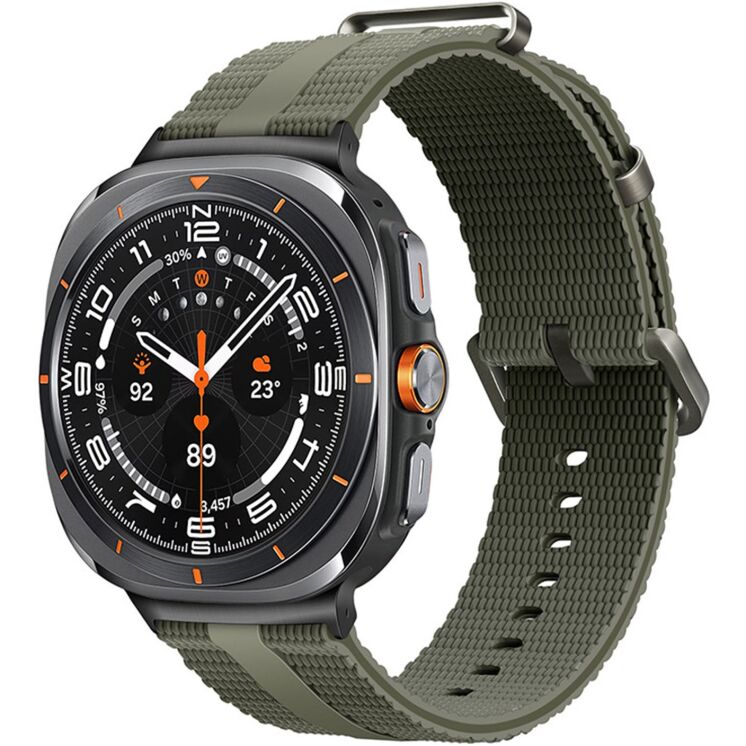 Ремешок Reframe Sport Linear для Samsung Galaxy Watch Ultra (47mm) / Ultra (2025) - Green (358074G) Ремешок Reframe Sport Linear для Samsung Galaxy Watch Ultra (47mm) / Ultra (2025) - Green: фото 2 из 5