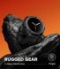 Ремінець Ringke Rugged Gear (FW) для Samsung Galaxy Watch 8 (44mm) 8800328814189 - All Black (384032BB). Фото 2 з 17
