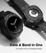 Ремінець Ringke Rugged Gear (FW) для Samsung Galaxy Watch 8 (44mm) 8800328814189 - All Black (384032BB). Фото 7 з 17