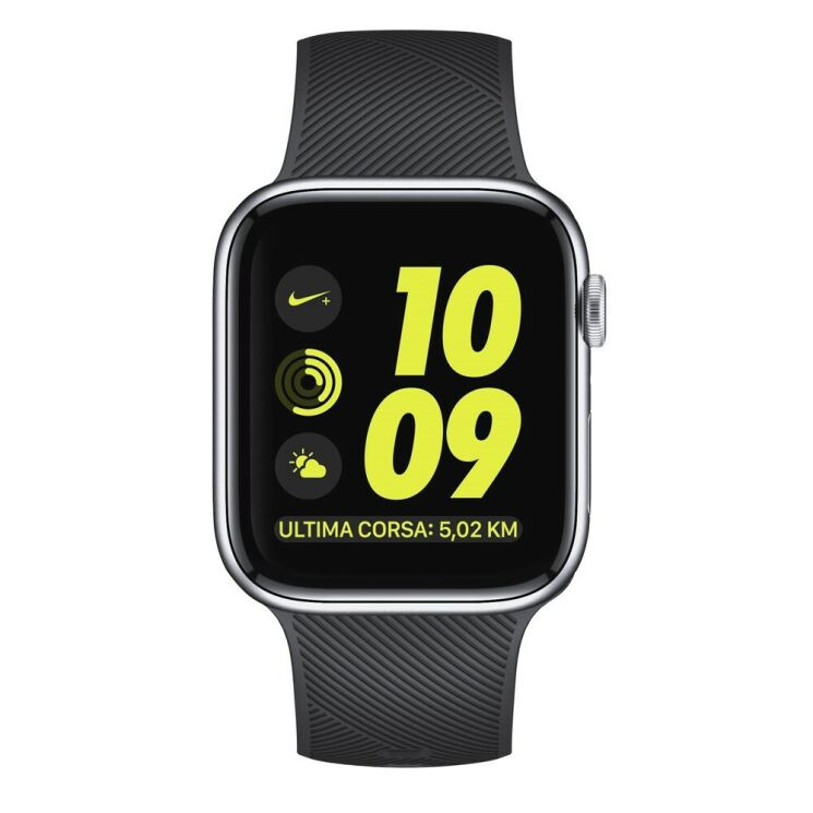 Ремешок UniCase Twill Texture Strap для Apple Watch 46 / 45 / 44 / SE 44 / 42 (Series 1-3) / Ultra / Ultra 2 / Ultra 3 - Black: фото 3 из 7