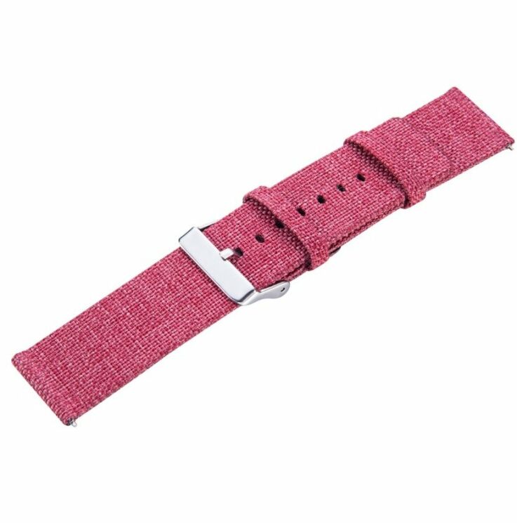 Ремінець UniCase Cloth Texture для Samsung Watch Active / Active 2 40mm / Active 2 44mm - Rose: фото 2 з 4