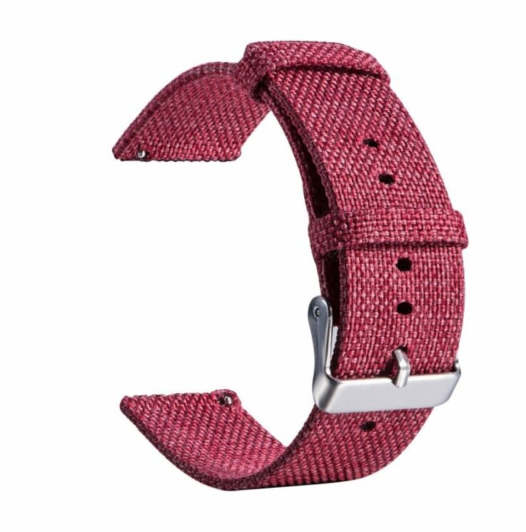 Ремінець UniCase Cloth Texture для Samsung Watch Active / Active 2 40mm / Active 2 44mm - Rose: фото 3 з 4