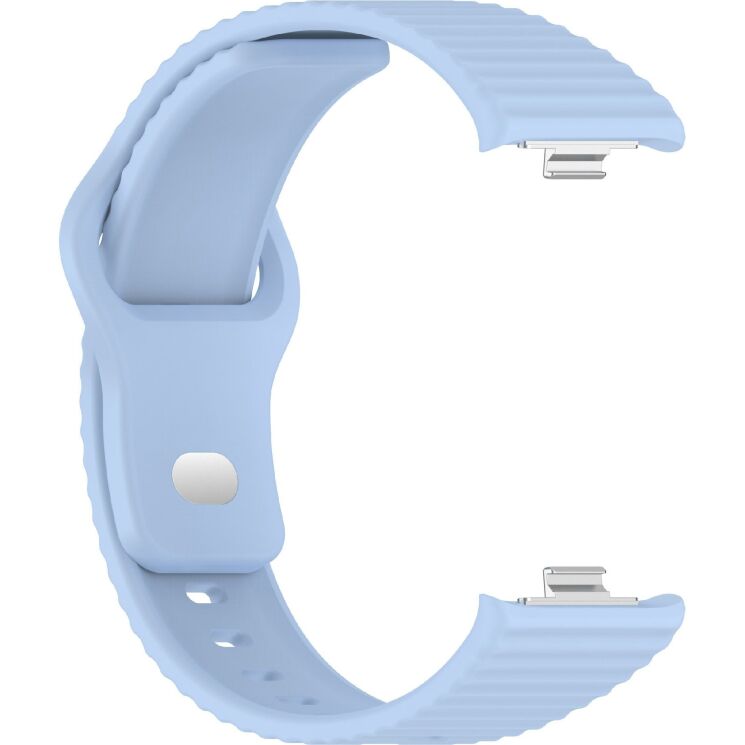 Ремешок UniCase Silicone Strap для Xiaomi Redmi Watch 6 / 6 Active / 6 Lite / 5 / 4 - Light Blue: фото 4 из 8