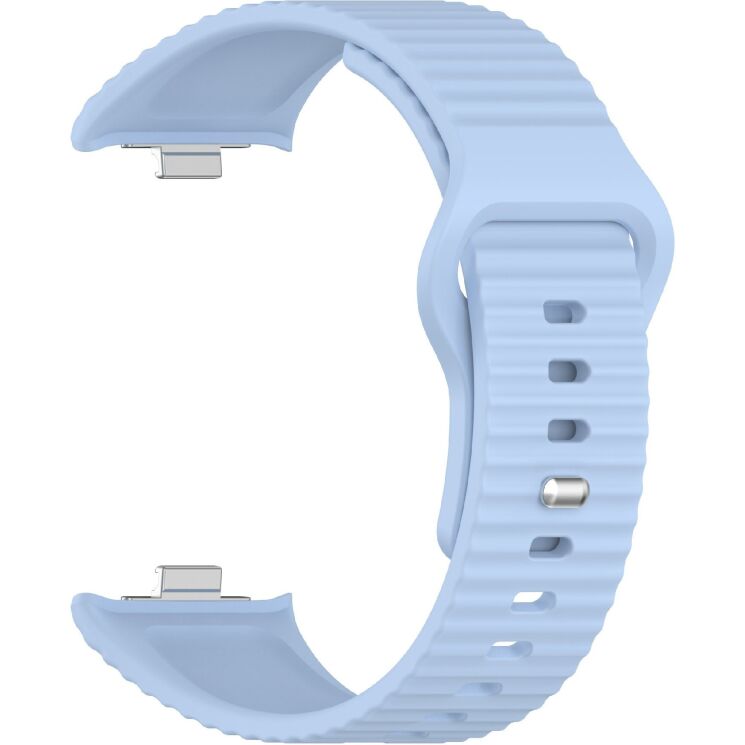 Ремешок UniCase Silicone Strap для Xiaomi Redmi Watch 6 / 6 Active / 6 Lite / 5 / 4 - Light Blue: фото 3 из 8