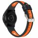 Ремешок UniCase Sport Style для Samsung Galaxy Watch 46mm / Watch 3 45mm / Gear S3 - Black / Orange (115820E). Фото 2 из 7