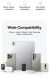 Сетевое зарядное устройство Baseus Palm 1C (20W) + кабель Type-C to Type-C (P10111602213-01) - White (960190W). Фото 10 из 14