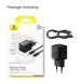 Сетевое зарядное устройство Baseus Palm 1C (20W) + кабель Type-C to Type-C (P10111602213-01) - White (960190W). Фото 14 из 14