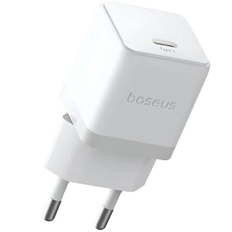 Сетевое зарядное устройство Baseus Palm 1C (20W) + кабель Type-C to Type-C (P10111602213-01) - White: фото 2 из 14