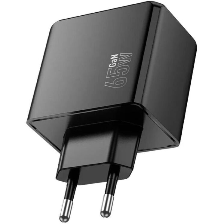 Мережевий зарядний пристрій Hoco CS19A PD65W 2C+2U - Black: фото 4 з 8