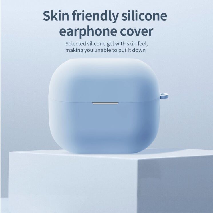 Силиконовый чехол Deexe Silicone Case (FH) для Samsung Galaxy Buds 3 / Buds 3 Pro - Green: фото 2 из 10