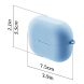 Силиконовый чехол Deexe Silicone Case (FH) для Samsung Galaxy Buds 3 / Buds 3 Pro - Green (360901G). Фото 10 из 10