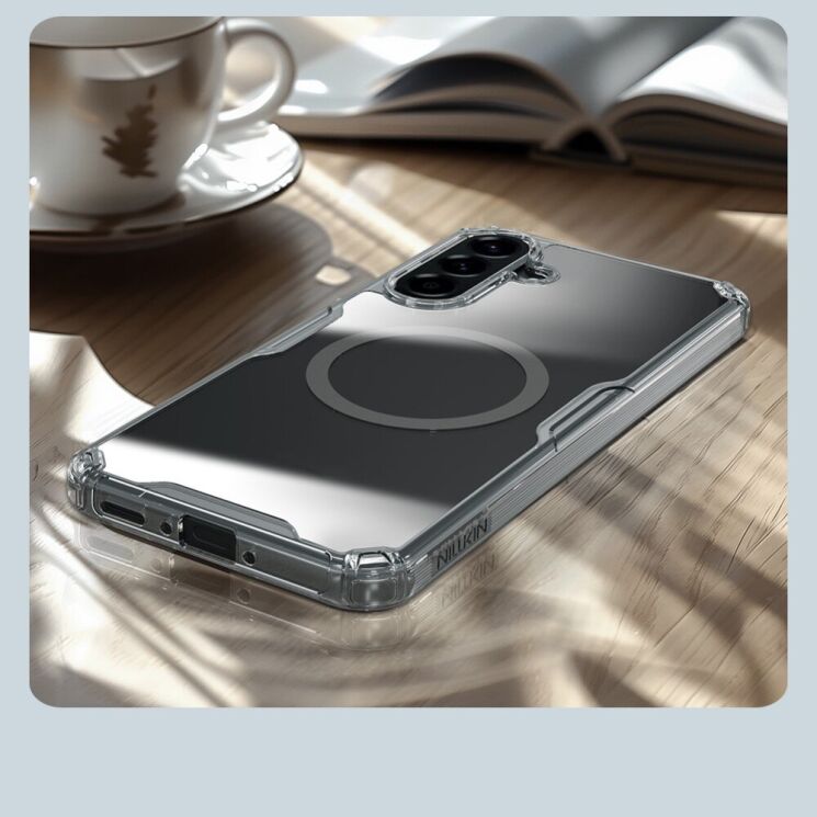 Силиконовый чехол NILLKIN Nature TPU Pro Magnetic для Samsung Galaxy A56 (A566) - Transparent: фото 9 из 17
