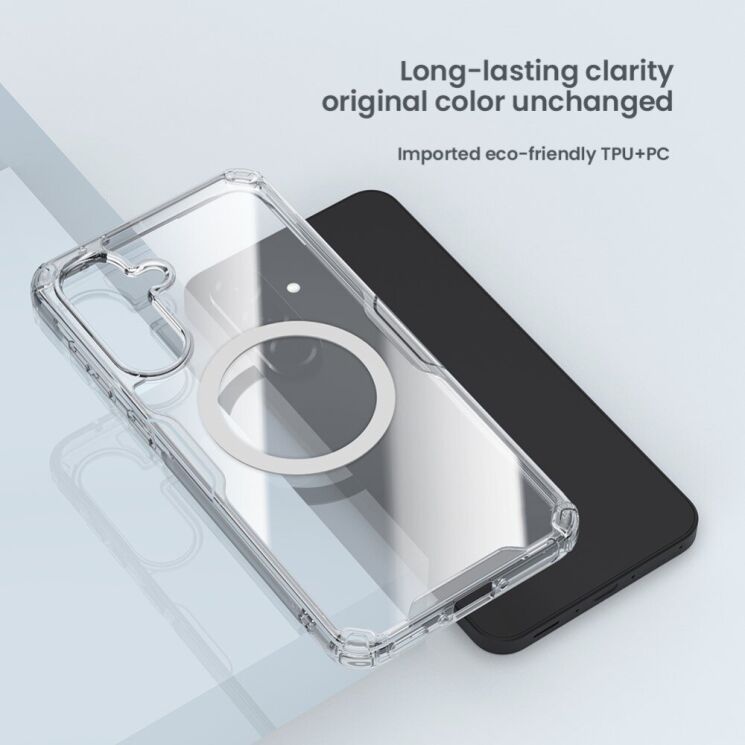 Силиконовый чехол NILLKIN Nature TPU Pro Magnetic для Samsung Galaxy A56 (A566) - Transparent: фото 8 из 17