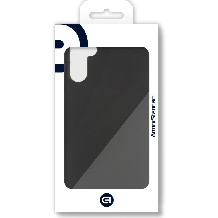 Силиконовый (TPU) чехол ArmorStandart Matte Slim Fit для Samsung Galaxy A34 (A346) - Black: фото 2 из 3