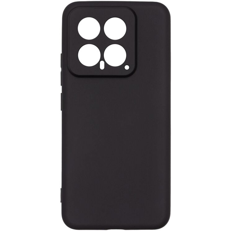 Силиконовый (TPU) чехол ArmorStandart Matte Slim Fit для Xiaomi 14 - Black: фото 1 из 5