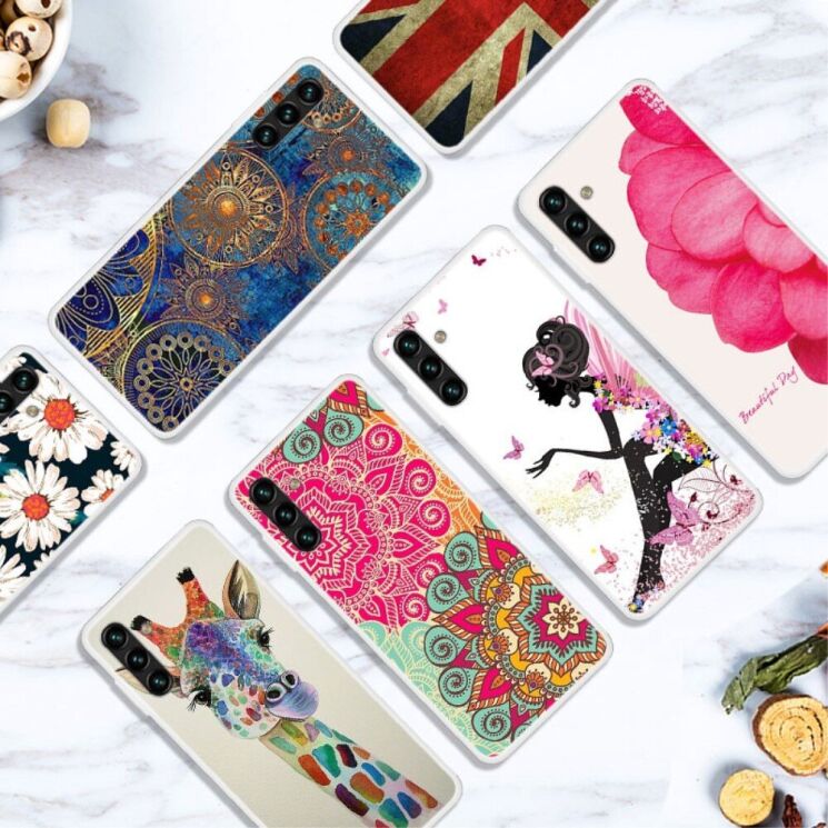 Силіконовий (TPU) чохол Deexe Life Style для Samsung Galaxy A04s (A047) / A13 5G (A136) - Daisy: фото 4 з 4