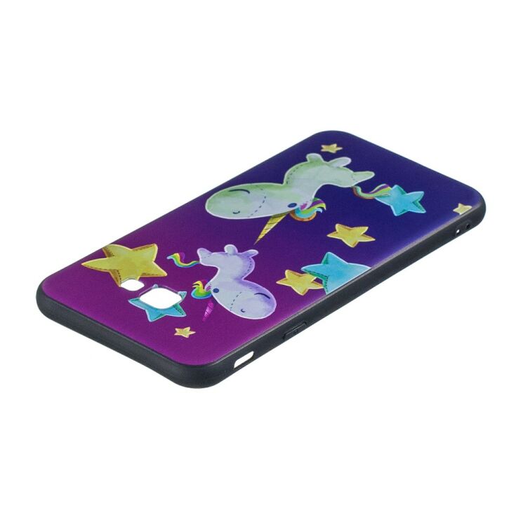 Силиконовый (TPU) чехол Deexe Life Style для Samsung Galaxy J4+ (J415) - Star and Unicorn: фото 4 из 5