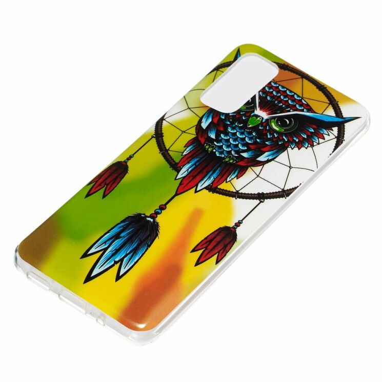 Силиконовый (TPU) чехол Deexe LumiCase для Samsung Galaxy S20 (G980) - Owl Dream Catcher: фото 3 из 7