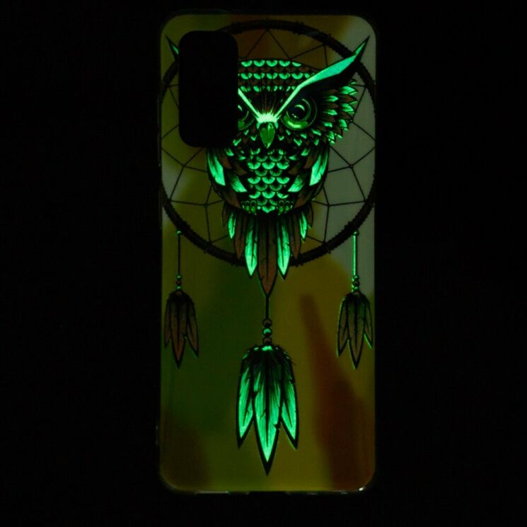 Силиконовый (TPU) чехол Deexe LumiCase для Samsung Galaxy S20 (G980) - Owl Dream Catcher: фото 7 из 7