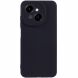 Силиконовый (TPU) чехол Deexe Matte Case для TECNO Spark Go 1 - Black (361817B). Фото 1 из 6