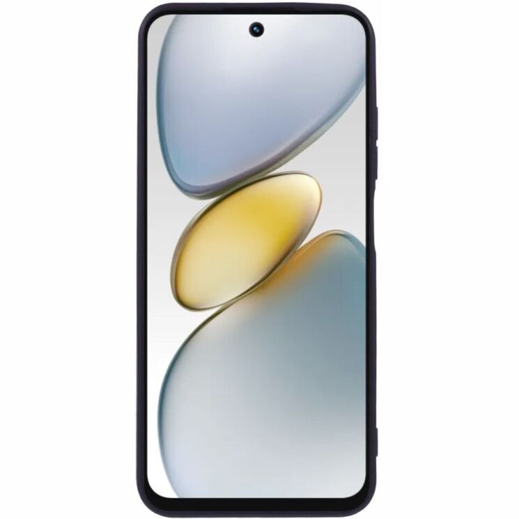 Силиконовый (TPU) чехол Deexe Matte Case для TECNO Spark Go 1 - Black: фото 2 из 6