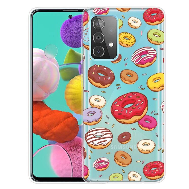 Силиконовый (TPU) чехол Deexe Pretty Glossy для Samsung Galaxy A32 (А325) - Doughnut: фото 1 из 4