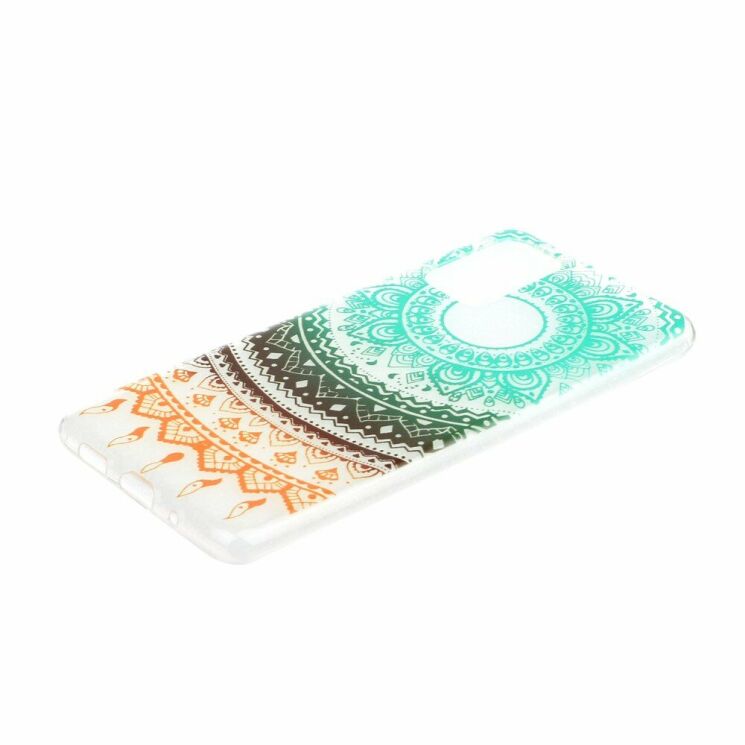 Силиконовый (TPU) чехол Deexe Pretty Glossy для Samsung Galaxy S20 (G980) - Mandala Flower: фото 2 из 5