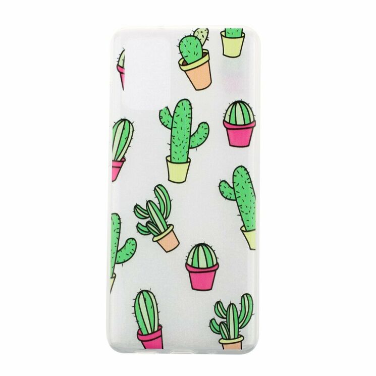 Силиконовый (TPU) чехол Deexe Pretty Glossy для Samsung Galaxy S20 Ultra (G988) - Cactus: фото 1 из 5