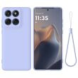 Силиконовый (TPU) чехол Deexe Silicone Case для Motorola Edge 70 Fusion - Purple (409529V)