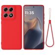 Силиконовый (TPU) чехол Deexe Silicone Case для Motorola Edge 70 Pro - Red (412019R)