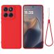 Силіконовий (TPU) чохол Deexe Silicone Case для Motorola Moto G77 - Red (406822R). Фото 1 з 7