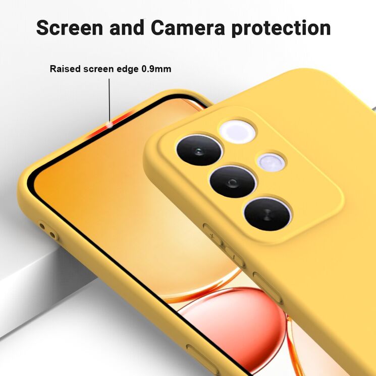 Силиконовый (TPU) чехол Deexe Silicone Case для Realme C85 Pro - Red: фото 6 из 8