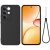 Силиконовый (TPU) чехол Deexe Silicone Case для Realme C85 Pro - Black: фото 1 из 8