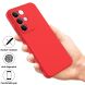 Силиконовый (TPU) чехол Deexe Silicone Case для Realme C85 Pro - Red (403903R). Фото 4 из 8