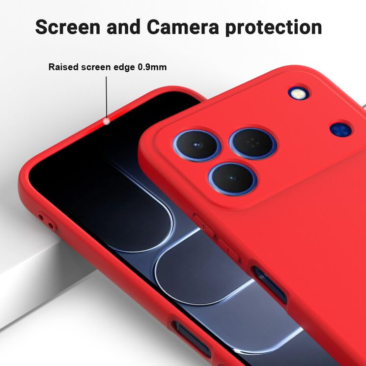 Силиконовый (TPU) чехол Deexe Silicone Case для ZTE Blade V80 Design - Yellow: фото 5 из 9