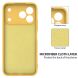 Силиконовый (TPU) чехол Deexe Silicone Case для ZTE Blade V80 Design - Yellow (432201Y). Фото 7 из 9