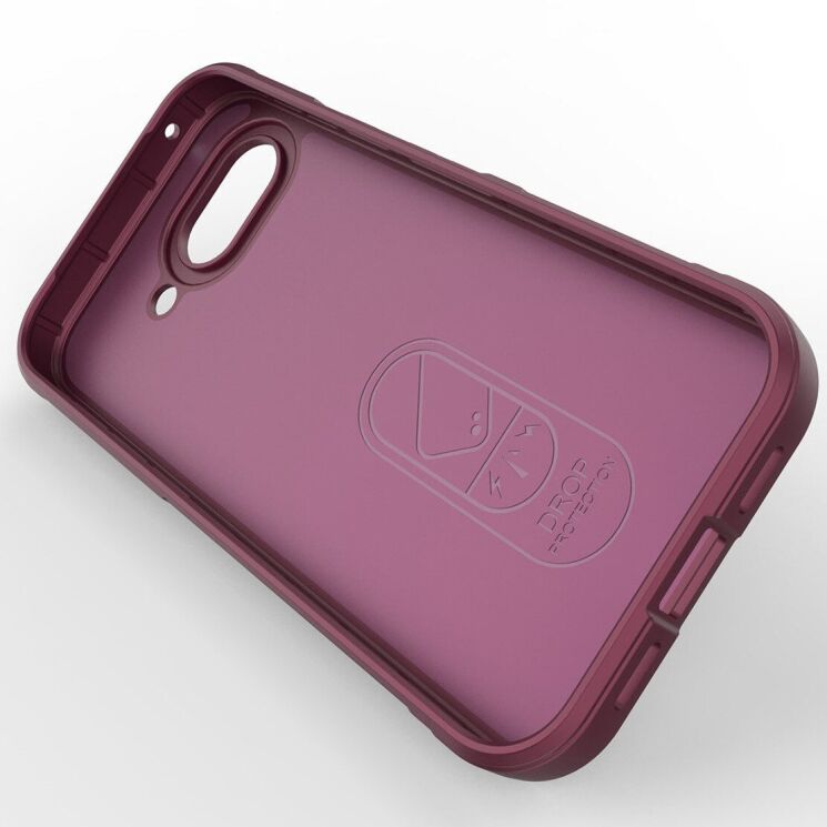 Силіконовий (TPU) чохол Deexe Terra Case для Google Pixel 10a - Wine Red: фото 4 з 6