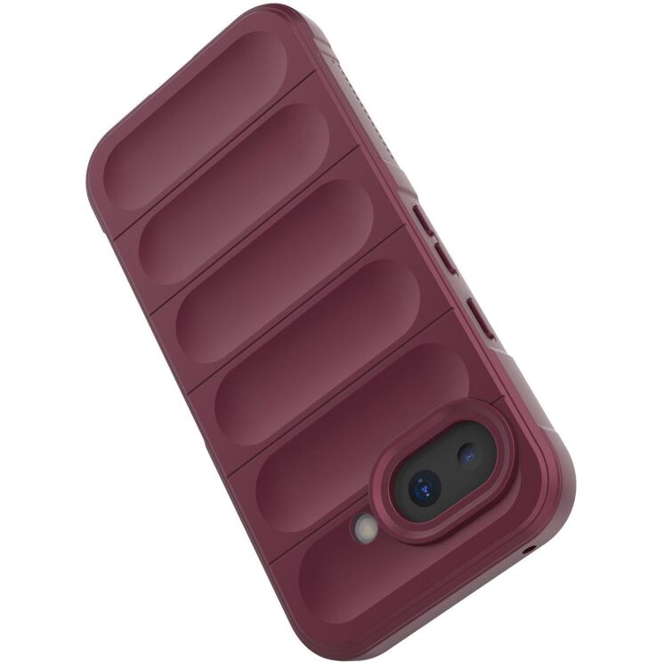 Силіконовий (TPU) чохол Deexe Terra Case для Google Pixel 10a - Wine Red: фото 2 з 6