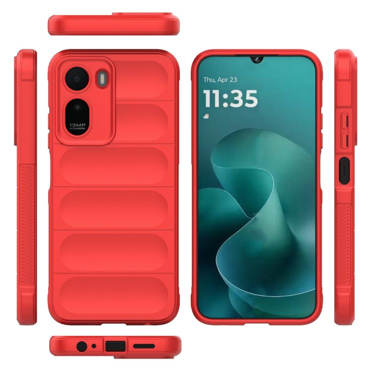 Силиконовый (TPU) чехол Deexe Terra Case для Xiaomi Redmi A7 Pro - Wine Red: фото 3 из 4