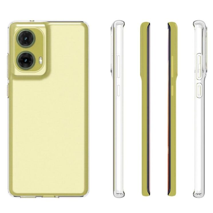 Силиконовый (TPU) чехол Deexe UltraThin для Motorola Moto G85 - Transparent: фото 4 из 4