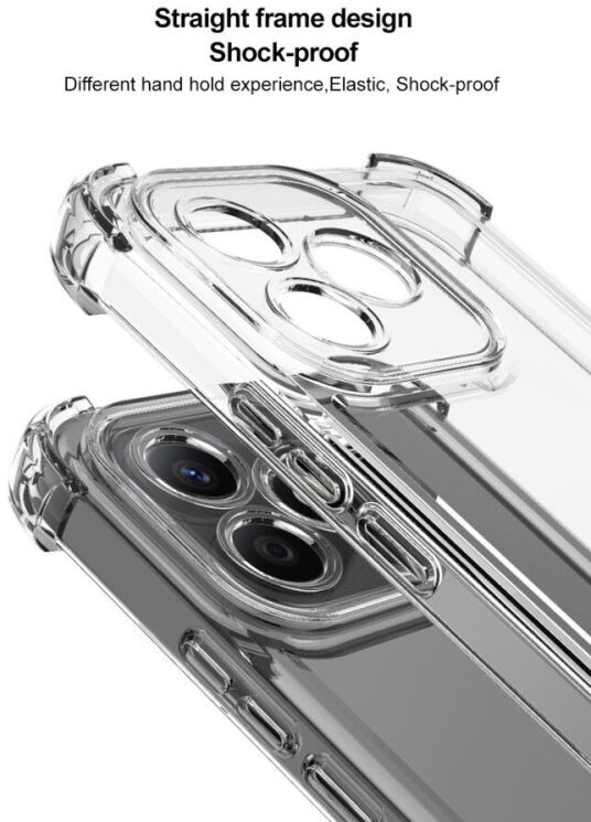 Силиконовый (TPU) чехол IMAK UX-4 Series для Samsung Galaxy A34 (A346) - Transparent: фото 7 из 10