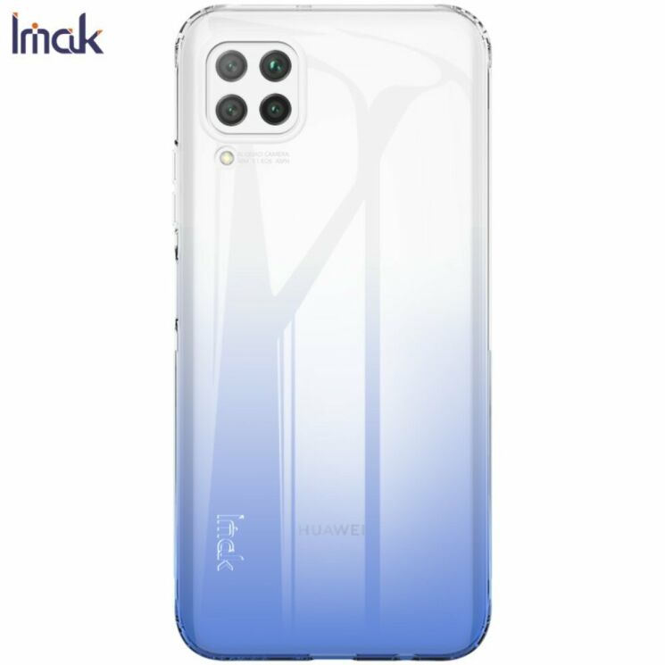 Силиконовый (TPU) чехол IMAK UX-6 Series для Huawei P40 Lite - Blue: фото 3 из 14